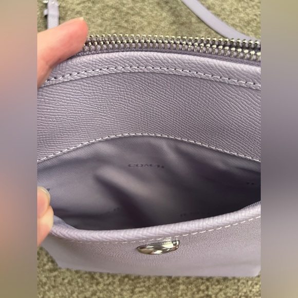 Coach Soft Purple Kitt Messenger Crossbody Bag - Picture 6 of 6